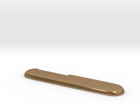 Victorinox replacement scale (for aluminum print) in Natural Brass
