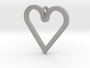 Pendant 'Heart' in Aluminum