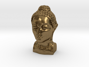 Bust of Buddha in Natural Bronze