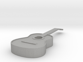 Guitar Pendant in Aluminum