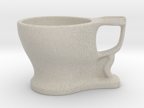 TOILET CUP 01 in Natural Sandstone