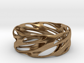 Bracelet Spiral in Natural Brass