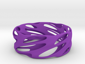 Bracelet Spiral in Purple Processed Versatile Plastic