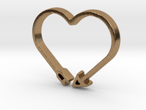 Love Arrow - Amour Collection in Natural Brass