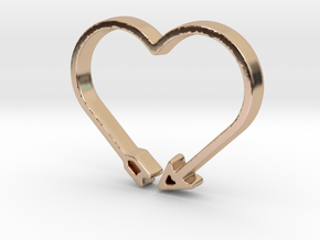 Love Arrow - Amour Collection in 14k Rose Gold Plated Brass