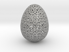 Beautiful Bigger Egg Ornament (15cm Tall) in Aluminum
