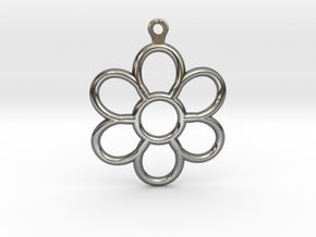 Share Your Smile With Me Sunflower Earrings (Small in Polished Silver