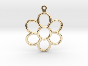 Share Your Smile With Me Sunflower Earrings (Small in 14k Gold Plated Brass