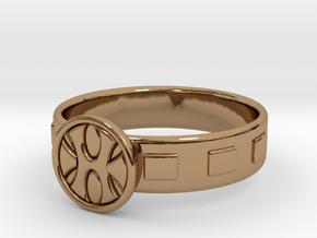 King Grayskull Ring in Polished Brass
