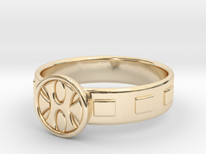 King Grayskull Ring in 14k Gold Plated Brass