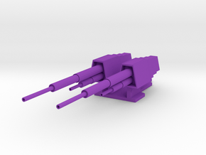 JET FIGHTER BOMBER-weapon in Purple Processed Versatile Plastic