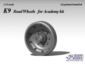 1/35 K9 road wheels in Tan Fine Detail Plastic