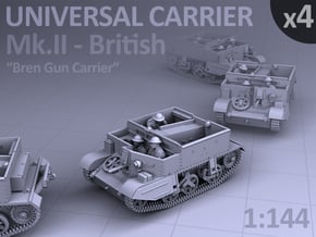 Universal Carrier Mk.II - (4 pack) in Smooth Fine Detail Plastic