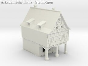 Altstadt Arkadenhaus 2 - 1:220 (Z scale) in White Natural Versatile Plastic