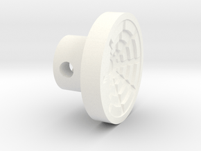 F16 cursor knob spider web in White Processed Versatile Plastic