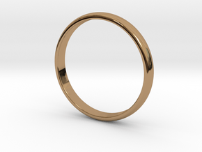 Simple Ring Size 5 in Polished Brass