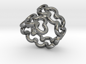 Jagged Ring 14 - Italian Size 14 in Fine Detail Polished Silver