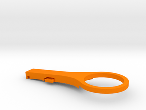 Di2 Junction Mount -5 Deg Thin in Orange Processed Versatile Plastic