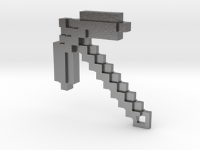 Minecraft - Pickaxe in Natural Silver