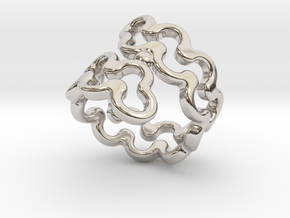 Jagged Ring 15 - Italian Size 15 in Platinum