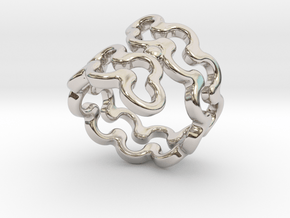 Jagged Ring 16 - Italian Size 16 in Platinum