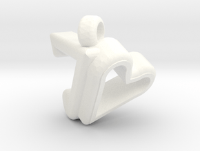Pendant Design for Joanne in White Processed Versatile Plastic