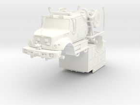 1/64 KME Brush Fire Truck FDNY in White Processed Versatile Plastic