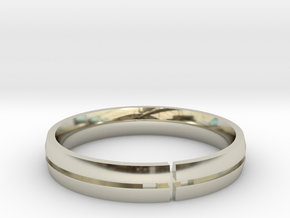 Greg Wedding Ring Final Gold Edition in 14k White Gold