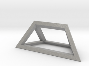 Material Sample - 'Impossible' Pyramid Puzzle Piec in Aluminum