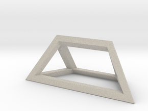 Material Sample - 'Impossible' Pyramid Puzzle Piec in Natural Sandstone