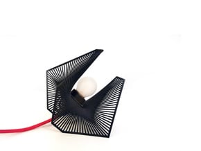 A lamp - Enneper in Black Natural Versatile Plastic