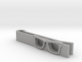 Hipster Glasses Tie-Clip Origin in Aluminum