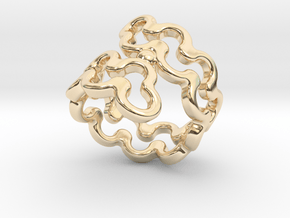 Jagged Ring 21 - Italian Size 21 in 14K Yellow Gold