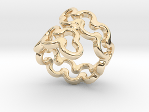 Jagged Ring 24 - Italian Size 24 in 14K Yellow Gold