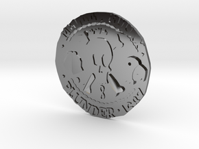 Monkey Island 3 | Verb Coin in Fine Detail Polished Silver