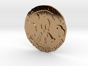 Monkey Island 3 | Verb Coin in Polished Brass