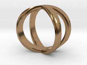 Infinity Ring / infinite Symbol Ring / Infinity si in Natural Brass