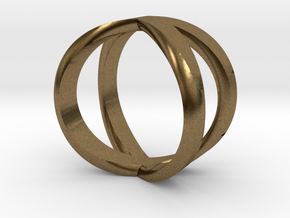 Infinity Ring / infinite Symbol Ring / Infinity si in Natural Bronze
