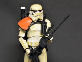 PRHI - Star Wars RT-97C Blaster for Sandtrooper 6" in Black Natural Versatile Plastic