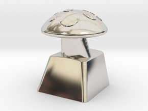 MushroomCap Artisan Cherry Keycap in Platinum