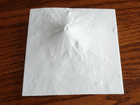 4''/10cm Mt. Fuji, Japan in White Natural Versatile Plastic