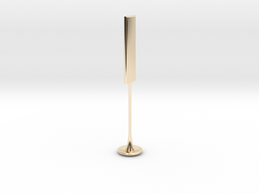 Flat Tamper in 14k Gold Plated Brass