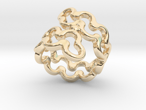 Jagged Ring 25 - Italian Size 25 in 14K Yellow Gold