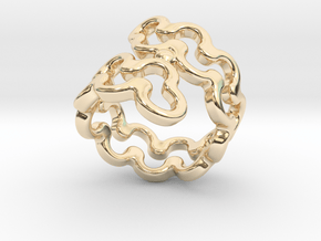 Jagged Ring 26 - Italian Size 26 in 14K Yellow Gold