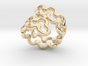 Jagged Ring 27 - Italian Size 27 in 14K Yellow Gold
