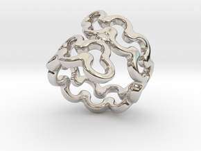 Jagged Ring 29 - Italian Size 29 in Platinum