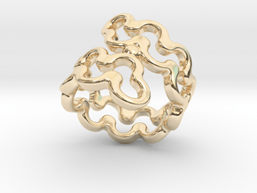 Jagged Ring 30 - Italian Size 30 in 14K Yellow Gold