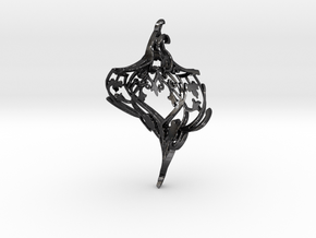 Nor Bird Twist in Polished and Bronzed Black Steel