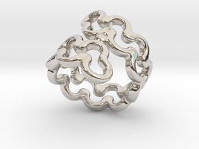 Jagged Ring 32 - Italian Size 32 in Platinum
