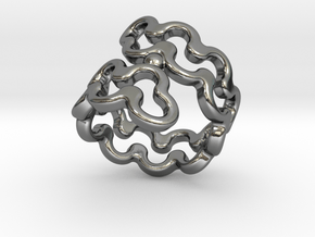 Jagged Ring 33 - Italian Size 33 in Polished Silver